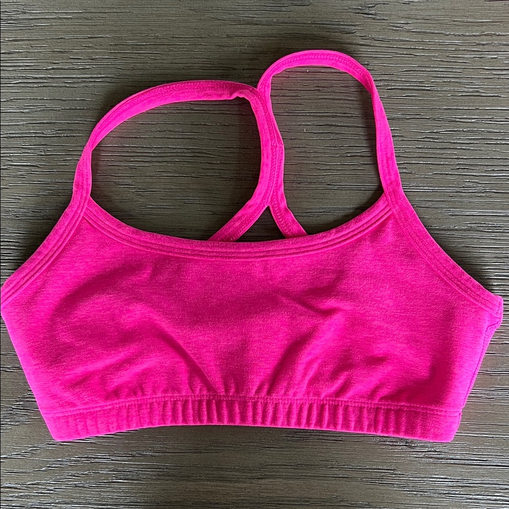 Beyond Yoga Spacedye Slim Racerback Bra Pink LIKE NEW - Picture 2 of 4
